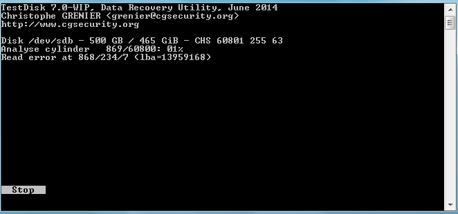 testdisk recover files windows