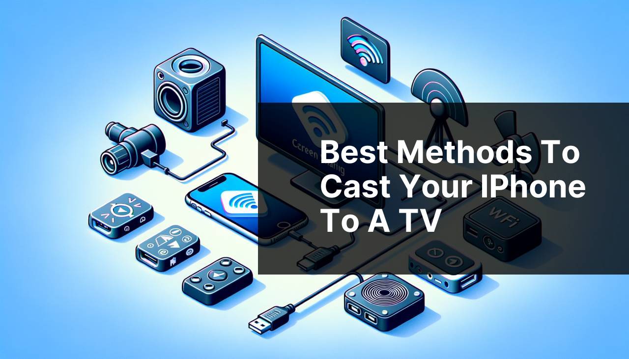 Best Methods to Cast Your iPhone to a TV