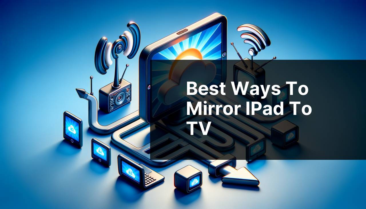 Best Ways to Mirror iPad to TV