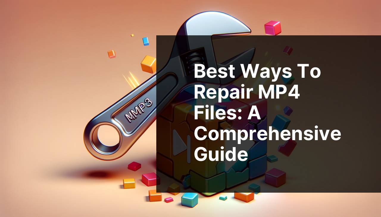 Best Ways to Repair MP4 Files: A Comprehensive Guide