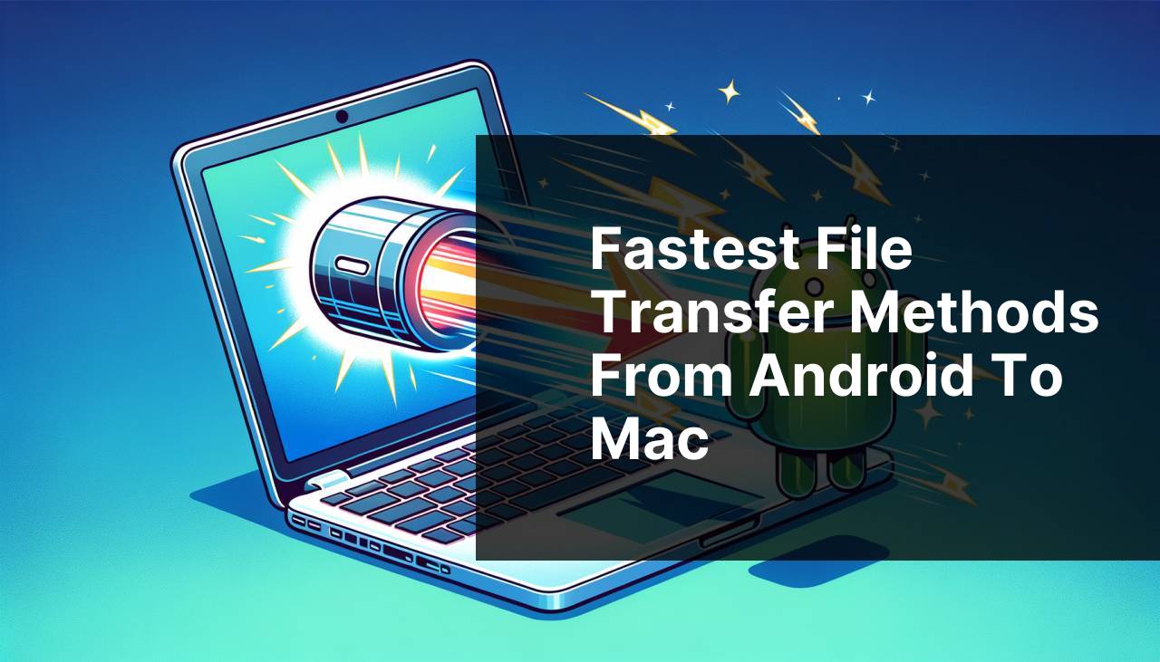 Fastest file transfer methods from Android to Mac