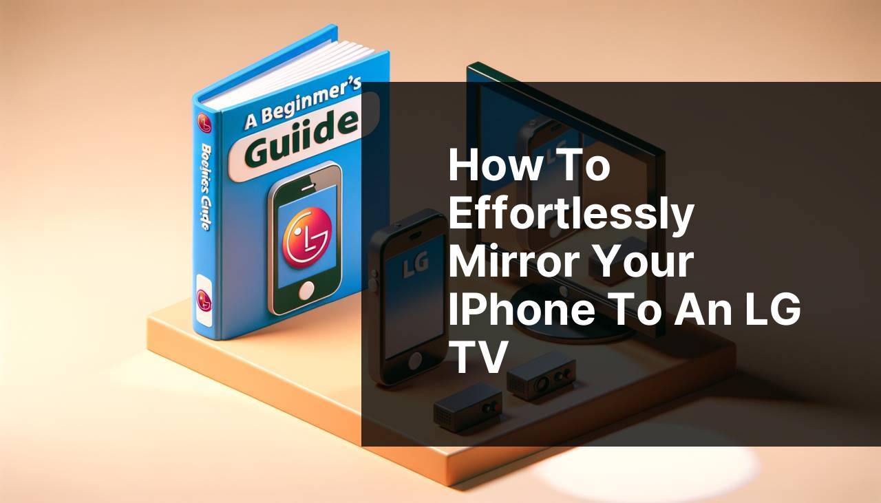 How to Effortlessly Mirror Your iPhone to an LG TV