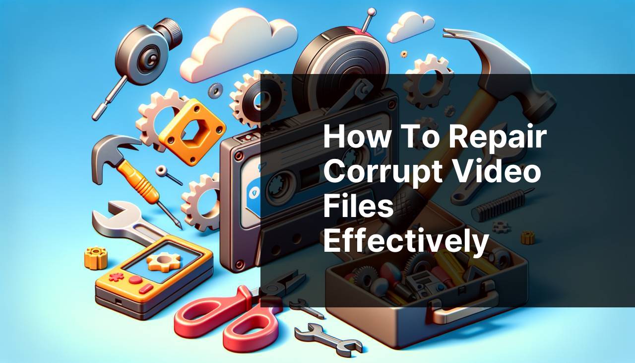 How to Repair Corrupt Video Files Effectively