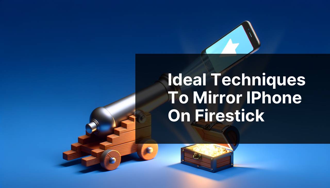 Ideal Techniques to Mirror iPhone on Firestick
