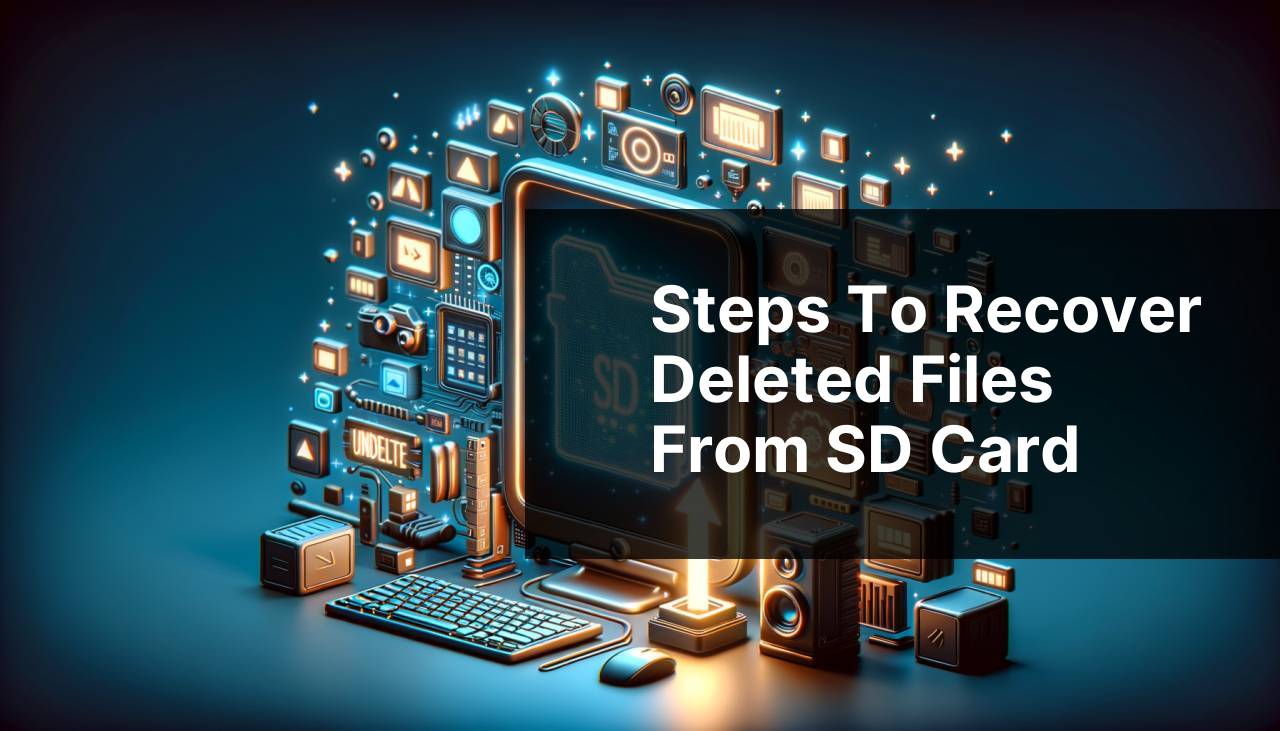 Steps to Recover Deleted Files from SD Card