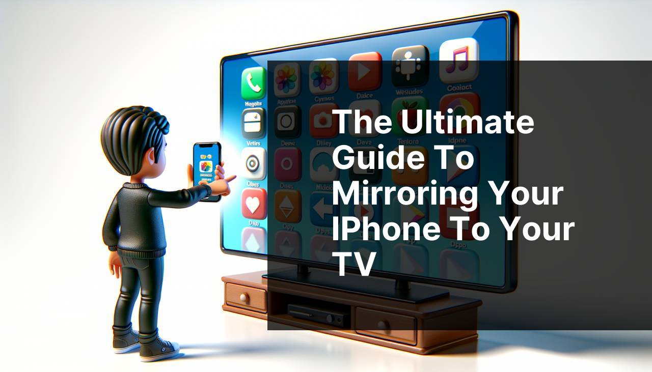 The Ultimate Guide to Mirroring Your iPhone to Your TV