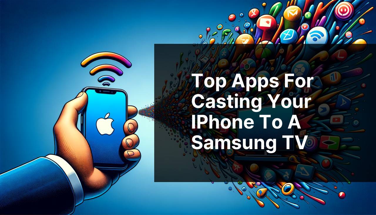 Top Apps for Casting Your iPhone to a Samsung TV