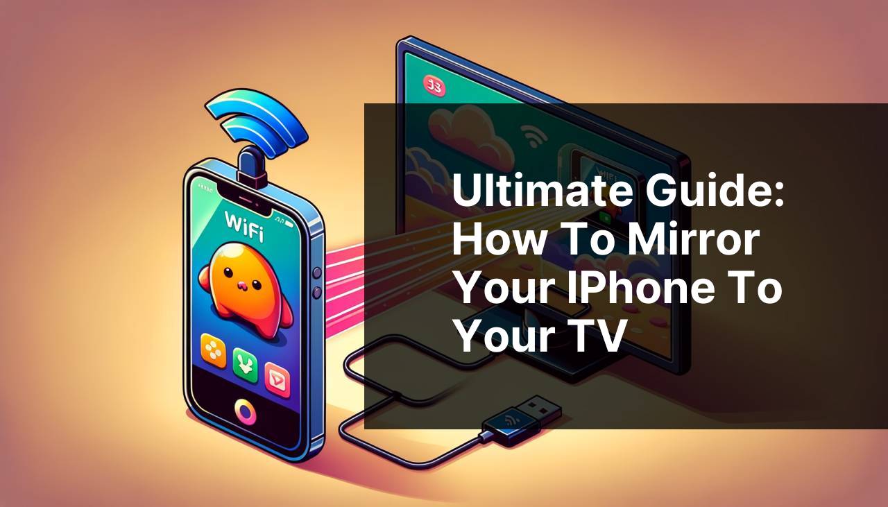 Ultimate Guide: How to Mirror Your iPhone to Your TV