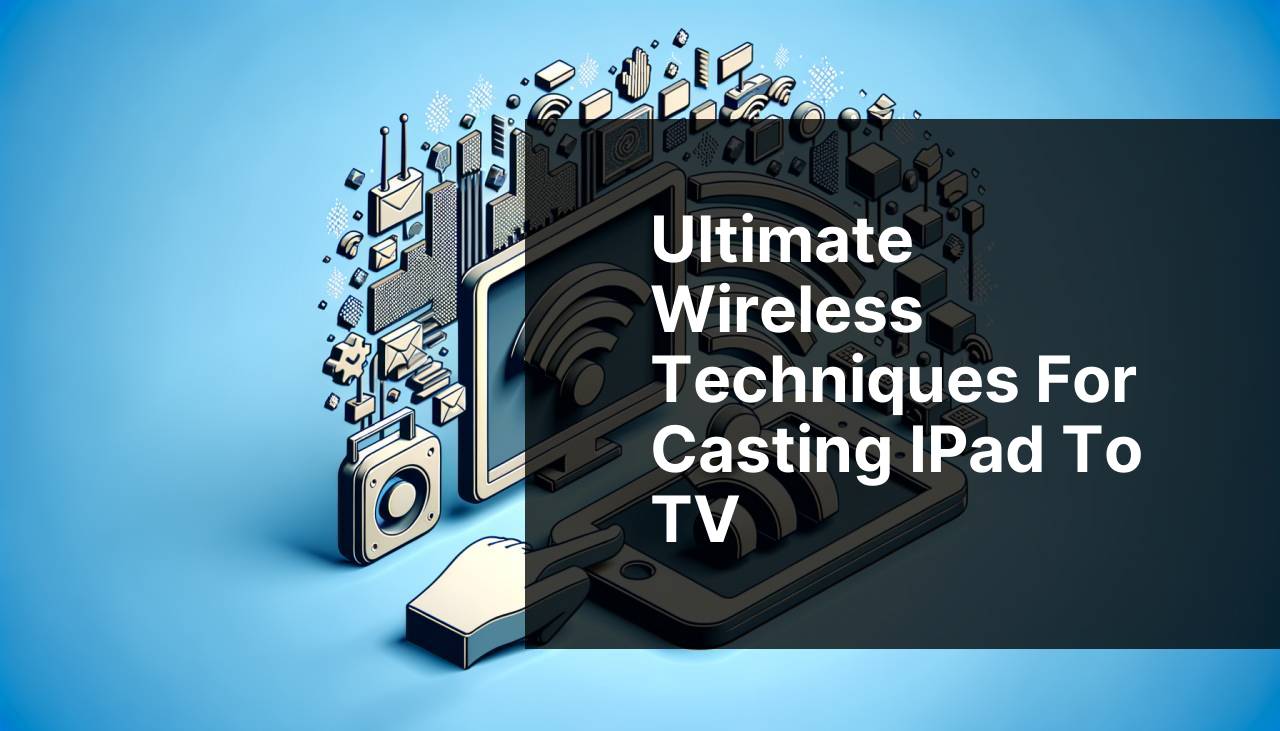 Ultimate Wireless Techniques for Casting iPad to TV