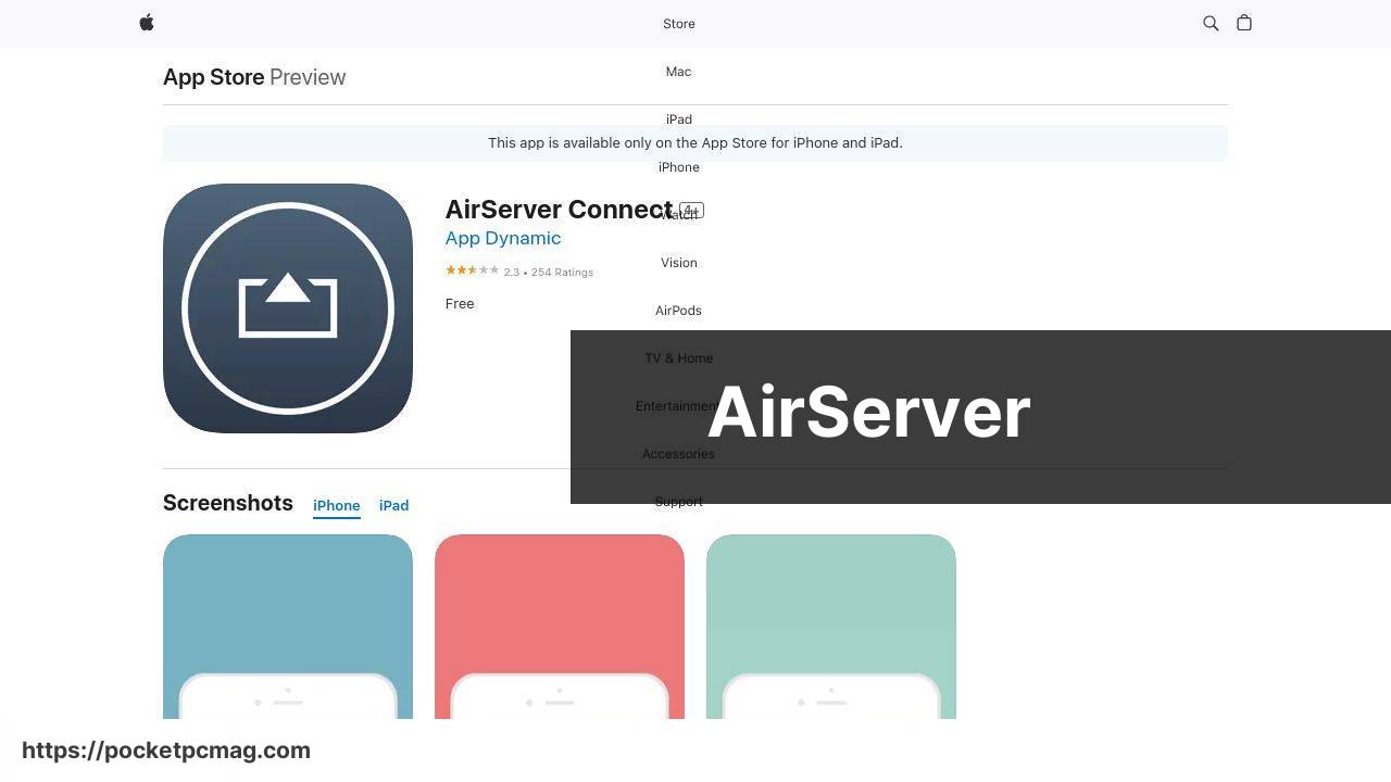 https://apps.apple.com/us/app/airserver-connect/id967004087 screenshot