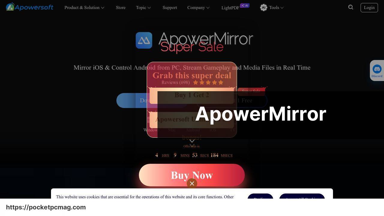 https://www.apowersoft.com/phone-mirror screenshot