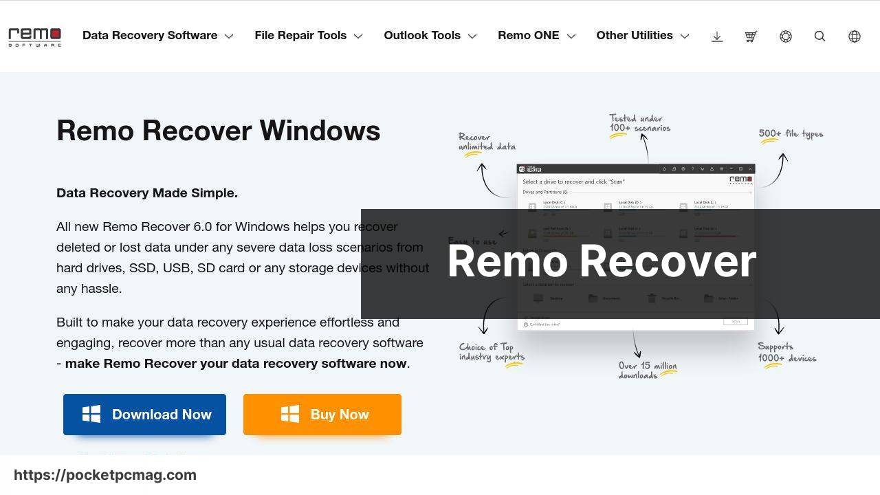 https://www.remosoftware.com/remo-recover-windows screenshot