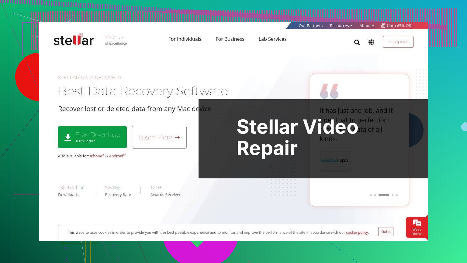 https://www.stellarinfo.com screenshot